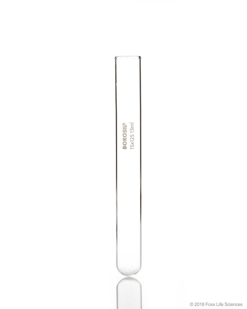 Borosil® Test Tubes without RIM 15*150 Borosilicate 3.3 ISO 4142 15ml