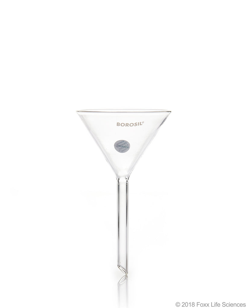 Borosil® Funnels - Short Stem - Plain - 60 deg 100 MM - ISO 4798 - 3.3 Borosilicate glass