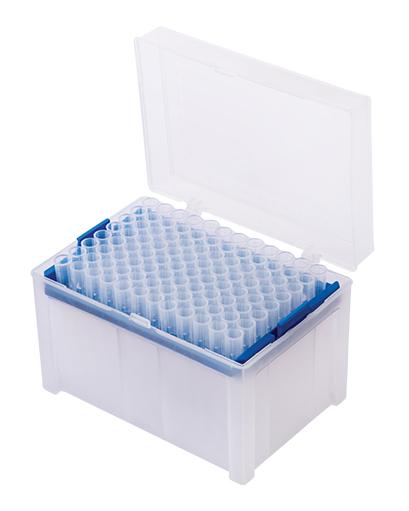 Abdos Low Retention Racked Filtered Micro Pipette Tips, 0.2-10μl, Extend, Graduated, Gamma Sterilized, 960/CS