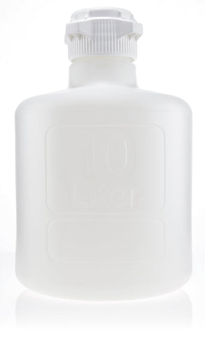 EZBio® Titanium Round Carboy, Polypropylene (PP), 10 Liter, No Spigot, VersaCap® 83B, Non-Sterile, 1/CS | img_1 | Foxx Life Sciences Global | shopfls.com