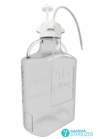 EZBio® Single Use Carboy Assembly, 10L, PC, VersaCap® 83B, TPE Tubing w/ Dip Tube, Sterile | img_1 | Foxx Life Sciences Global | shopfls.com