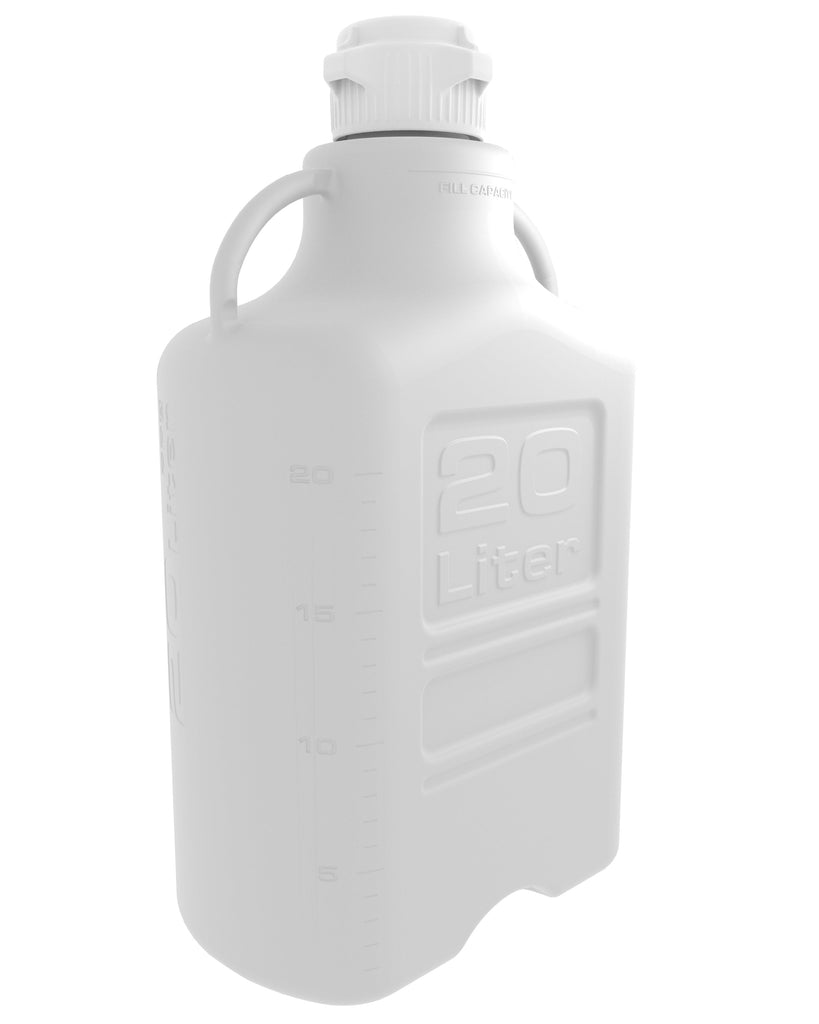EZBio® Carboy, Polypropylene (PP), 20L, No Spigot, VersaCap® 83B, Double Bagged, Non Sterile | img_1 | Foxx Life Sciences Global | shopfls.com