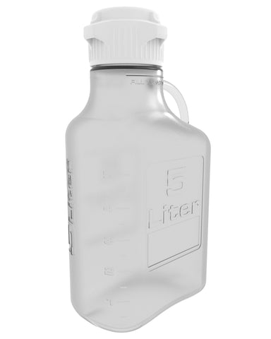 EZBio® Carboy, Polycarbonate (PC), 5L, No Spigot, VersaCap® 83B, Double Bagged, Non Sterile | img_1 | Foxx Life Sciences Global | shopfls.com