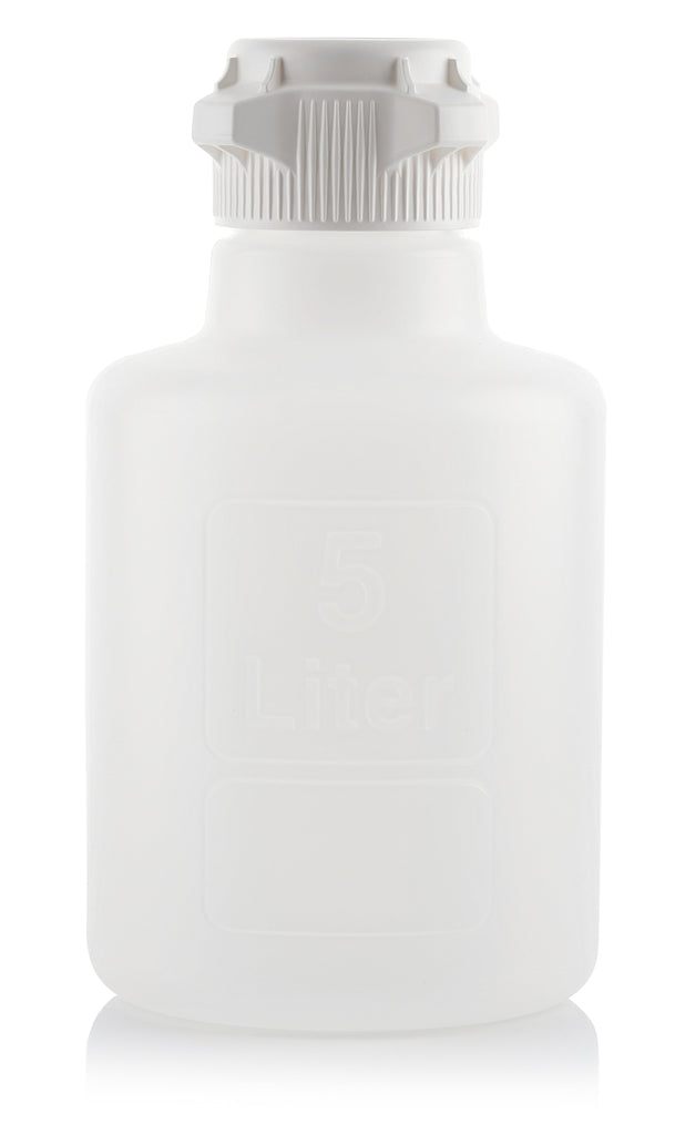 EZBio® 5 Liter Titanium Carboy. Sterile PP, No Spigot, VersaCap® 83B. Lab-grade bioprocessing container. | img_1 | Foxx Life Sciences Global | shopfls.com