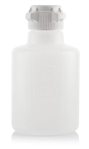 EZBio® Titanium Round Carboy, Polypropylene (PP), 5 Liter, No Spigot, VersaCap® 83B, Non-Sterile, 1/CS | img_1 | Foxx Life Sciences Global | shopfls.com