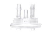 Round EZLabpure™ Polypropylene (PP) Vacuum Bottle, 1L,  Open VersaCap® 53B, With Closed and  2x1/8" HB Adapters, 1/EA | img_3 | Foxx Life Sciences Global | shopfls.com