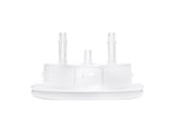 Round EZLabpure™ Polypropylene (PP) Vacuum Bottle, 4 L, Open VersaCap® 83B, With Closed and 2x1/4" HB Adapters, 1/EA | img_3 | Foxx Life Sciences Global | shopfls.com