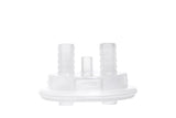 Round EZLabpure™ Polypropylene (PP) Vacuum Bottle, 4 L, Open VersaCap® 83B, With Closed and 2x1/2" HB Adapters, 1/EA | img_3 | Foxx Life Sciences Global | shopfls.com