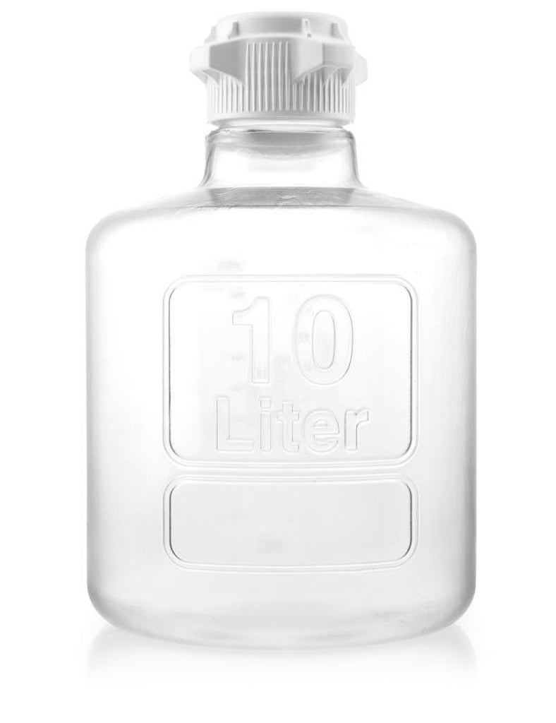 EZBio® Titanium Round Carboy, Polycarbonate (PC), 10 Liter, No Spigot, VersaCap 83B, Non-Sterile | img_1 | Foxx Life Sciences Global | shopfls.com