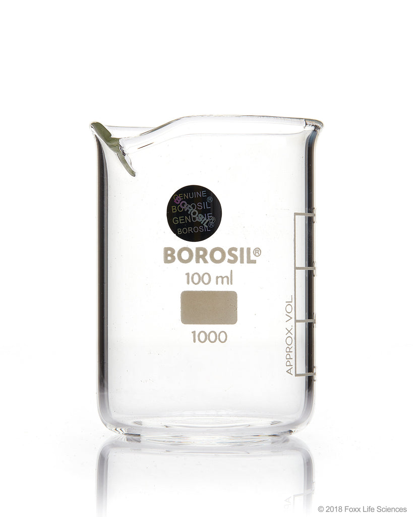 Borosil® Beakers - Low-Form - with Spout - 150mL - 40/CS