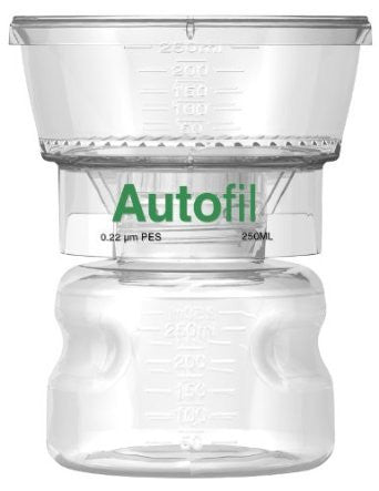 250ml Autofil® .2μm High Flow PES Bottle Top Filter Full