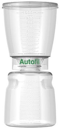  1000ml Autofil® .45μm High Flow PES Bottle Top Filter Full