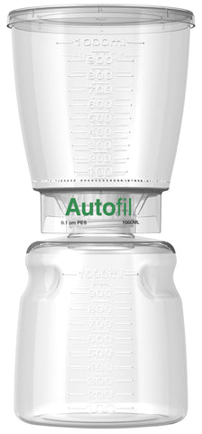 12/case 1000ml Autofil® .1μm High Flow PES Bottle Top Filter, Full Assembly