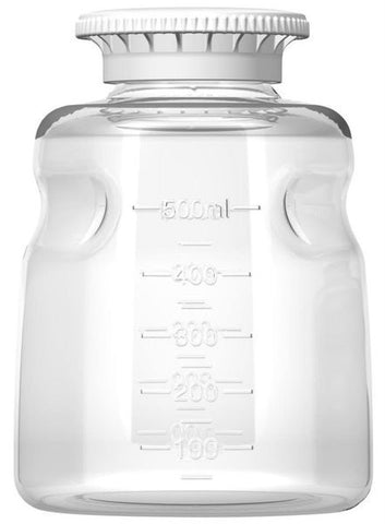 Foxx Life Sciences 500ml PS Media Bottle with SECUREgrip cap, Sterile