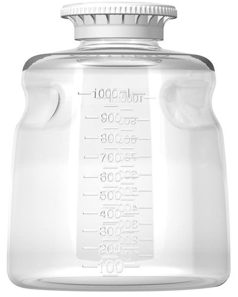 Foxx Life Sciences 1000ml PS Media Bottle with SECUREgrip cap, Non-Sterile