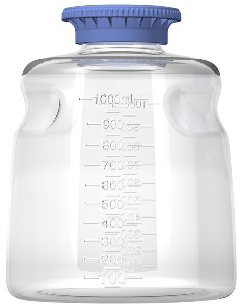 Foxx Life Sciences 1000ml PC Media Bottle with SECUREgrip cap, Non-Sterile