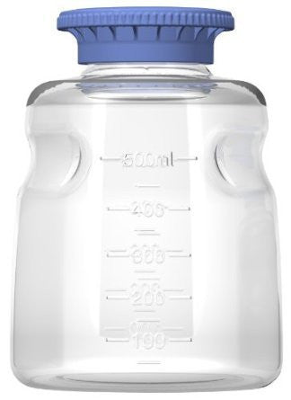 Foxx Life Sciences 500ml PC Media Bottle with SECUREgrip cap, Sterile