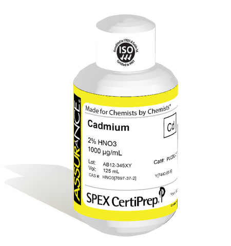 Assurance Grade Cadmium Standard for AA and ICP