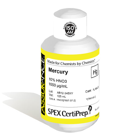 Assurance Grade Mercury Standard for AA and ICP