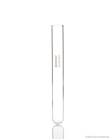 Borosil® Test Tubes without RIM 15*150 Borosilicate 3.3 ISO 4142 15ml