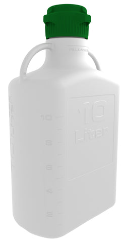 FDA-Grade 10L (2.5 Gal) HDPE Carboy with 83mm Cap