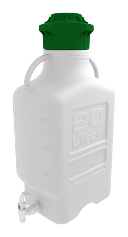 20L (5 Gal) HDPE Carboy with 120mm Cap and Spigot