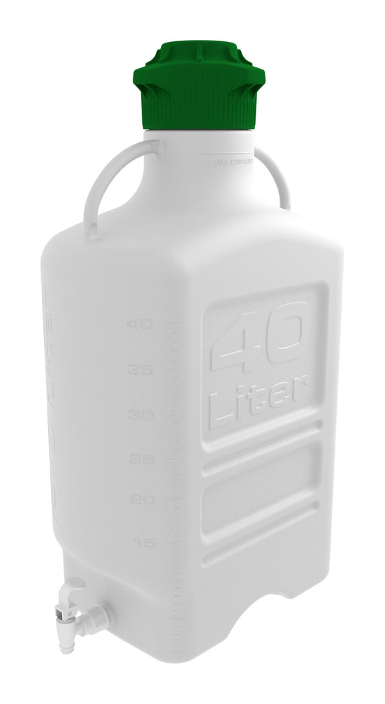 40L (10 Gal) HDPE Carboy with 120mm Cap and Spigot