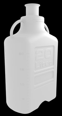 Pharma-Grade 20L (5 Gal) PP Carboy with 3" Sanitary Top