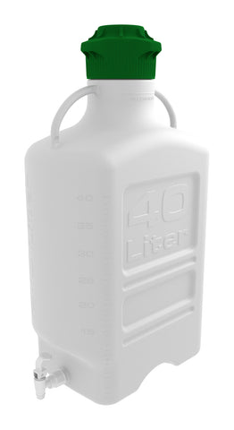 40L (10 Gal) PP Carboy with 120mm Cap and Spigot