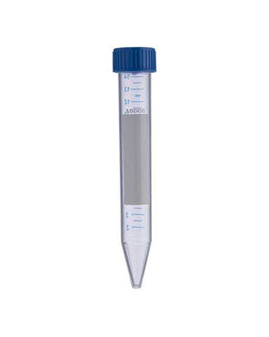 Abdos Centrifuge Tube with Conical Bottom, PP/HDPE 15ml, Gamma Sterilized, 500/CS