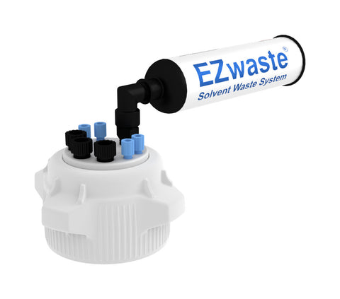 EZwaste® HD Filter Kit, VersaCap® 83B , 4 ports for 1/8" OD Tubing, 3 ports for 1/4" OD Tubing