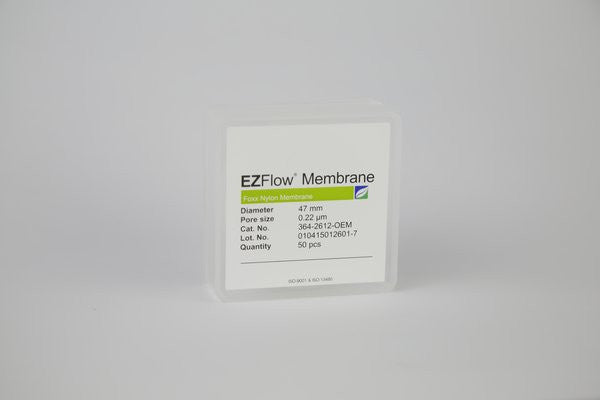 50 pack EZFlow® 47mm 0.2µm Nylon Membrane Disc Filter