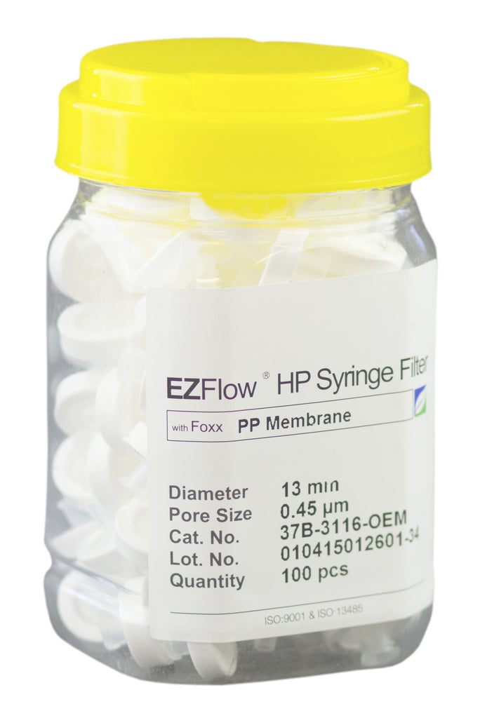 13mm Syringe Filter, .45μm PP, 100/pack