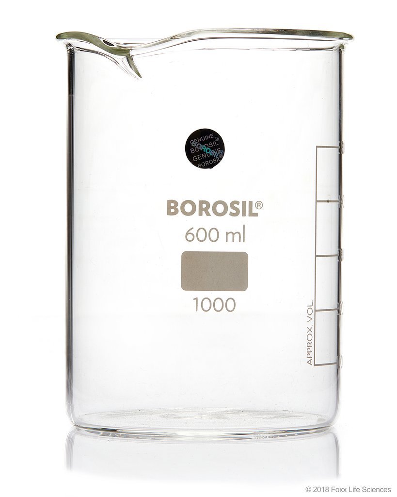 Borosil® Low Form Griffin Beaker with Spout 10000 mL ISO3834 Borosilicate