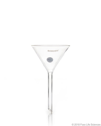 Borosil® Funnels - Short Stem - Plain - 60 deg 75 MM - ISO 4798 - 3.3 Borosilicate glass 20/CS