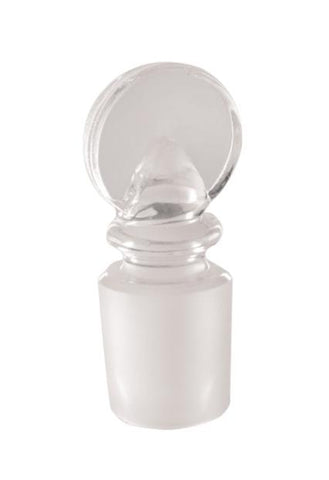 Borosil® Stoppers - Glass - Clear - Pennyhead - Solid - 10/19 CS/20