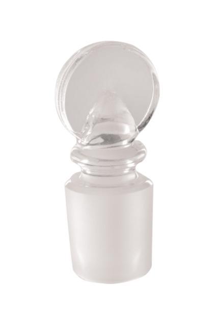 Borosil® Stoppers - Glass - Clear - Pennyhead - Solid - 55/54 - CS/20