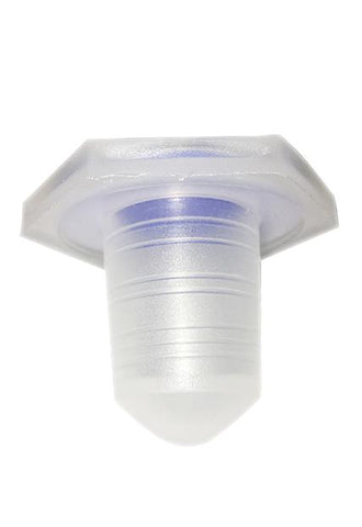 Borosil® Stoppers - Polypropylene - Flathead - Solid - 7/16 - CS/100