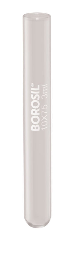 Borosil® Tubes - Test - Reusable - Plain End - 27mL - 18mm x 150mm (OD x H) - CS/400