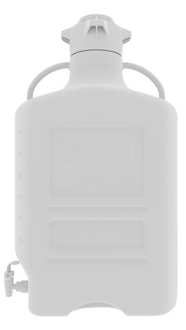 Foxx Life Sciences 40L HDPE Carboy with 120mm Cap and Spigot