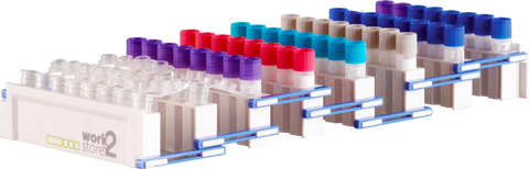 Abdos Expanding Rack, PP (1.5 / 2.0ml) 64 Place, 1/EA