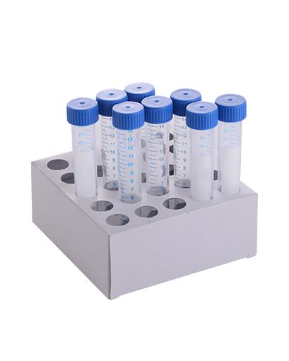 Abdos Racked 15mL Centrifuge Tube with Conical Bottoms, 30 Paper Racks, Gamma Sterilized, 750/CS