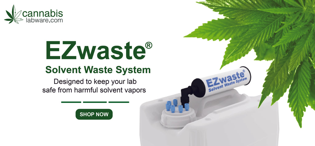 Foxx EZwaste Solvent Waste System from Cannabis Labware